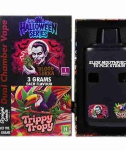 Straight Goods Dual Chamber Vape – Blood Sukka + Trippy Tropy (3 Grams + 3 Grams)