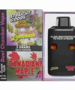 * New * Straight Goods Dual Chamber  – Cotton Candy - Canadian Maple (3 Grams + 3 Grams)