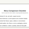 Checklist graphic with a clear top-left safe area for comparing same-day cannabis delivery menus.